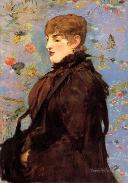  Edouard Canvas - Autumn Study of Mery Laurent Realism Impressionism Edouard Manet